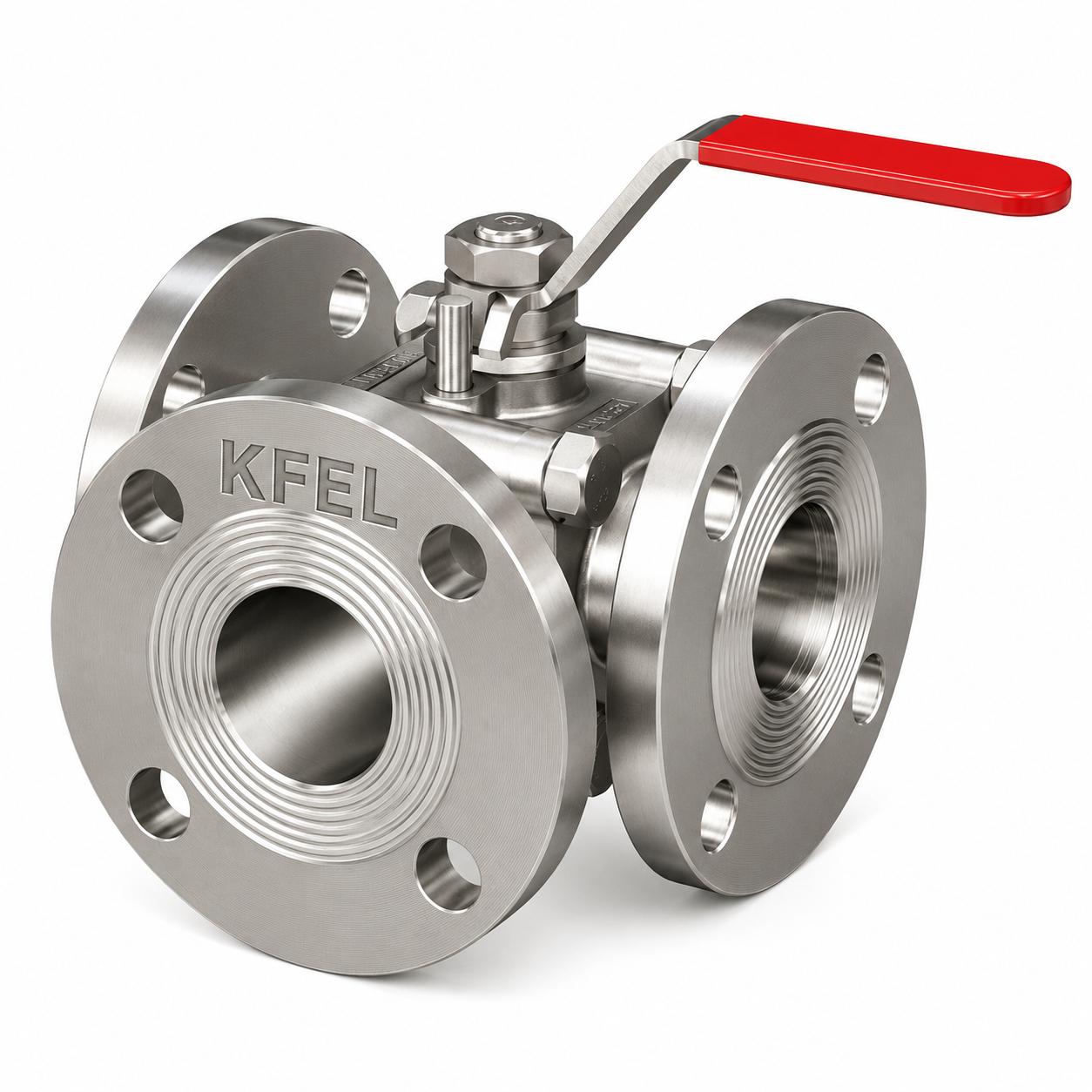 3 Piece 3 Way Valve